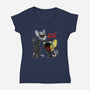 Narf Punk-womens v-neck tee-Italiux