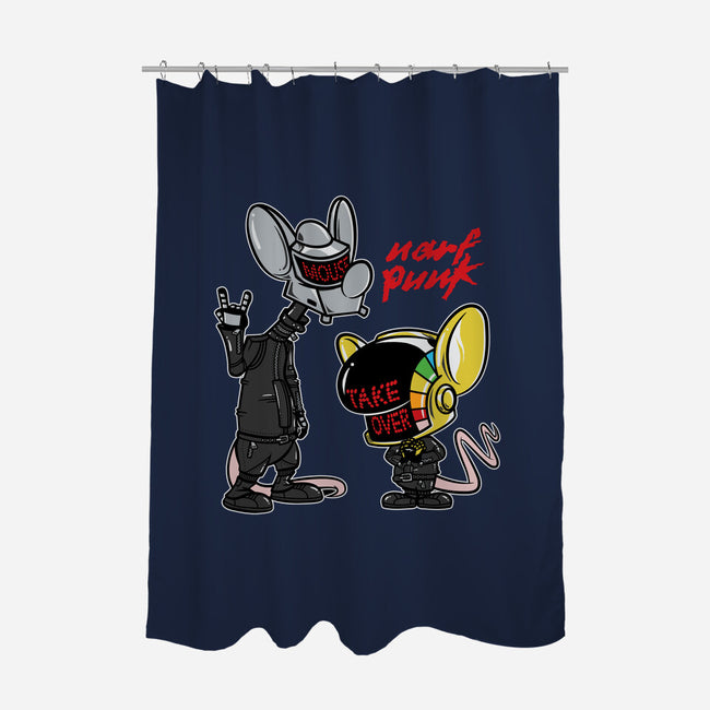 Narf Punk-none polyester shower curtain-Italiux