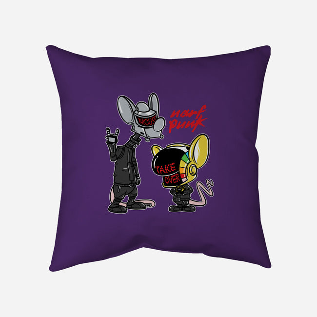 Narf Punk-none non-removable cover w insert throw pillow-Italiux