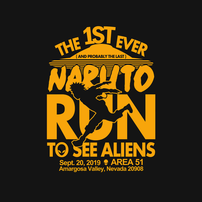 Naruto Run for Aliens-womens off shoulder sweatshirt-Boggs Nicolas