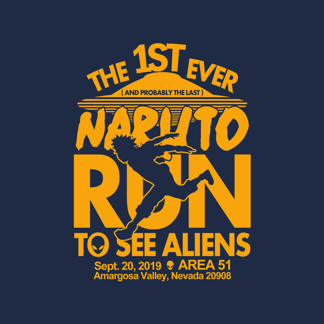 Naruto Run for Aliens-none glossy sticker-Boggs Nicolas