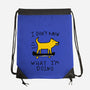 National Mutt Day-none drawstring bag-bakhus