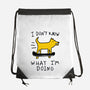 National Mutt Day-none drawstring bag-bakhus