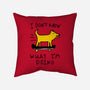 National Mutt Day-none removable cover w insert throw pillow-bakhus