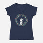Nature Circle-womens v-neck tee-ManuelDA