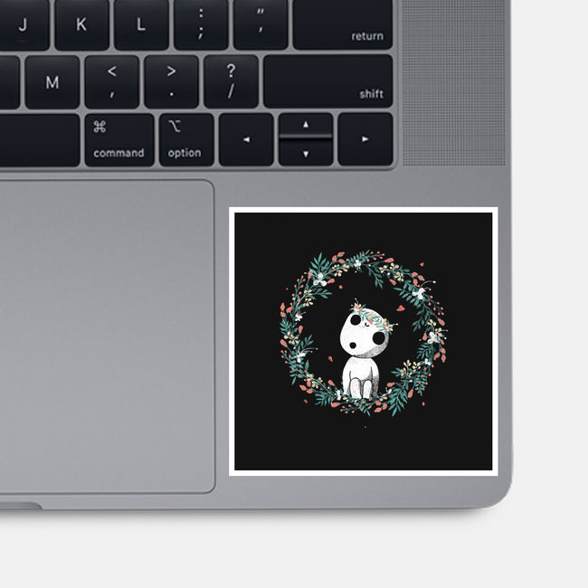 Nature Circle-none glossy sticker-ManuelDA