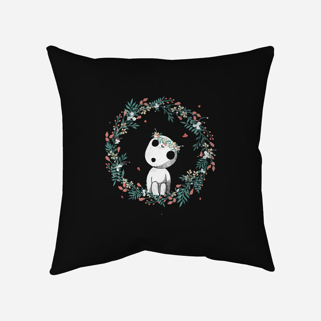 Nature Circle-none non-removable cover w insert throw pillow-ManuelDA