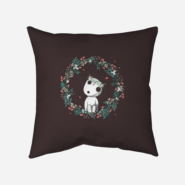 Nature Circle-none non-removable cover w insert throw pillow-ManuelDA