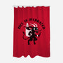 Naughty Is Better-none polyester shower curtain-DinoMike