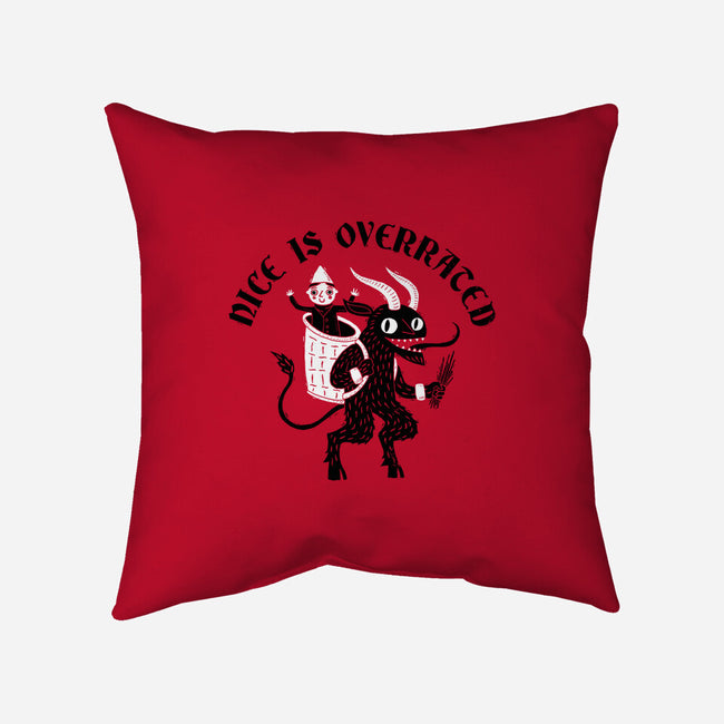 Naughty Is Better-none non-removable cover w insert throw pillow-DinoMike