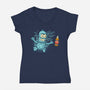 Nebeermind-womens v-neck tee-Melonseta