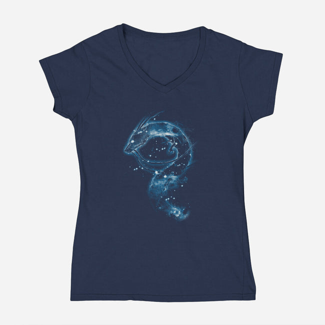 Nebula Haku-womens v-neck tee-kharmazero
