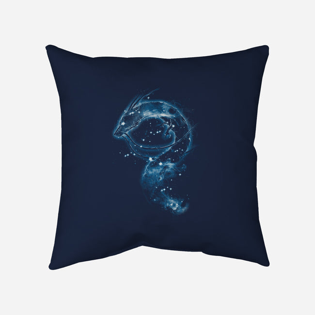 Nebula Haku-none non-removable cover w insert throw pillow-kharmazero