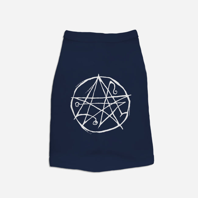 Necronomicon-dog basic pet tank-Abigail Larson