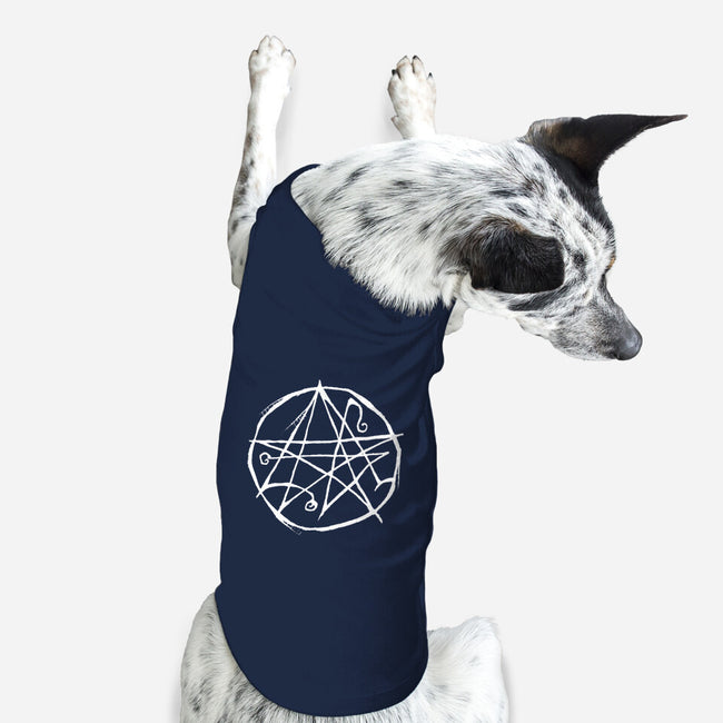 Necronomicon-dog basic pet tank-Abigail Larson