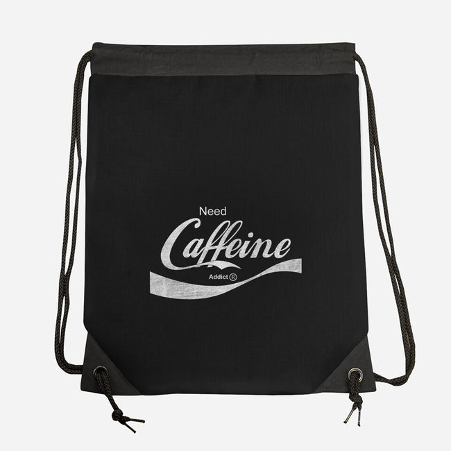 Need Caffeine-none drawstring bag-Melonseta