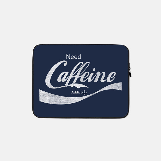 Need Caffeine-none zippered laptop sleeve-Melonseta