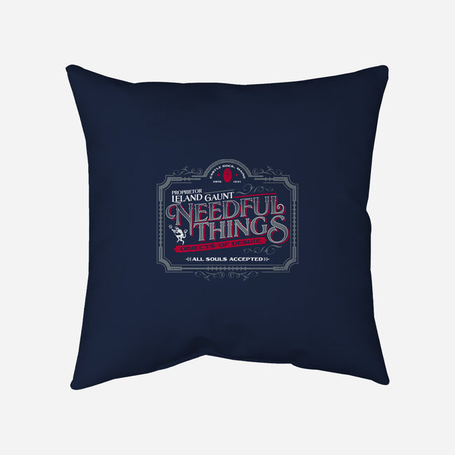 Needful Things-none removable cover throw pillow-Nemons
