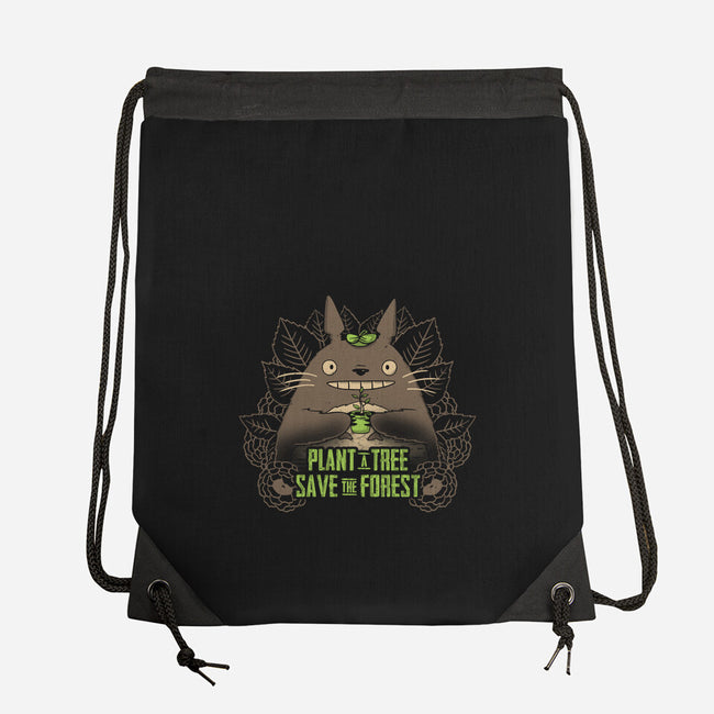 Neighborly Conservationist-none drawstring bag-yumie