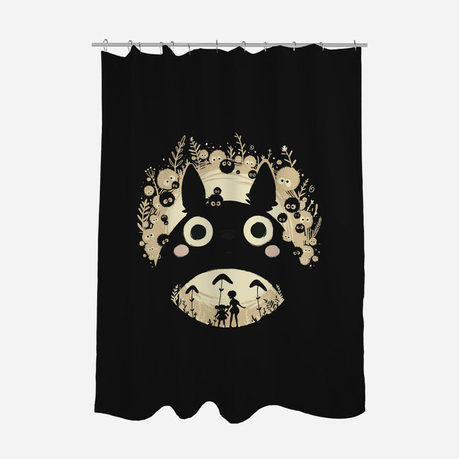 Neighbor's Dream-none polyester shower curtain-Harantula