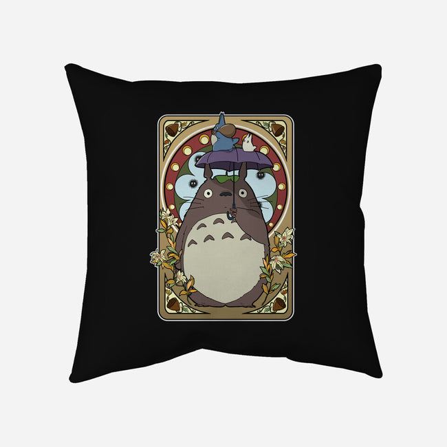 Neighbour Nouveau-none removable cover w insert throw pillow-Adelaidelia