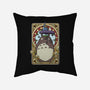 Neighbour Nouveau-none removable cover w insert throw pillow-Adelaidelia