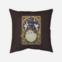Neighbour Nouveau-none removable cover w insert throw pillow-Adelaidelia