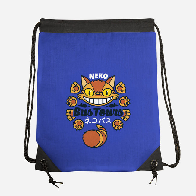 Neko Bus-none drawstring bag-adho1982