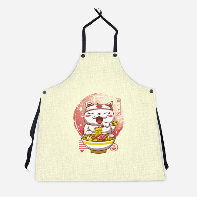 Neko Ramen-unisex kitchen apron-vp021