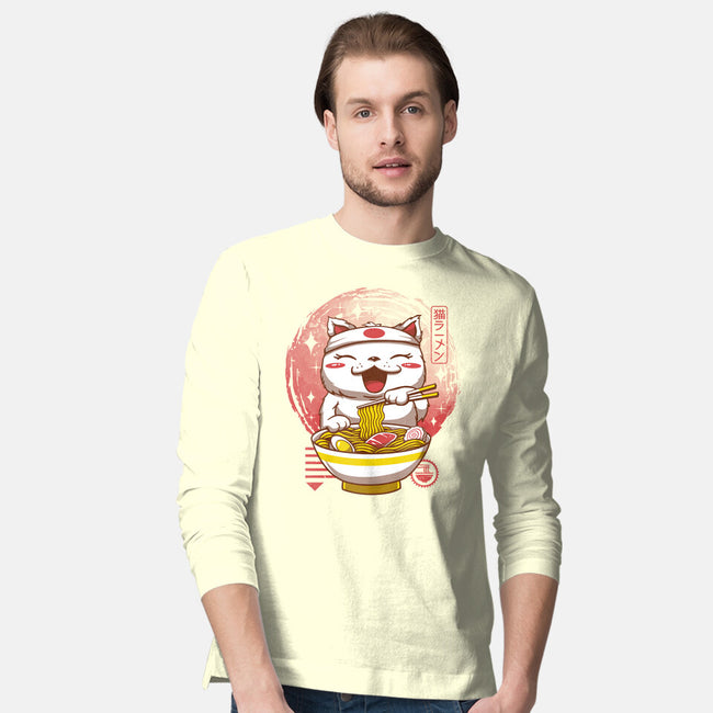 Neko Ramen-mens long sleeved tee-vp021