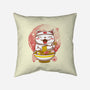 Neko Ramen-none removable cover w insert throw pillow-vp021