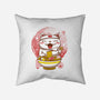 Neko Ramen-none removable cover w insert throw pillow-vp021