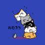 Neko Uh-oh-none removable cover w insert throw pillow-JAZZCOLA