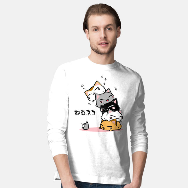Neko Uh-oh-mens long sleeved tee-JAZZCOLA