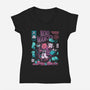 Nekomancer-womens v-neck tee-ilustrata
