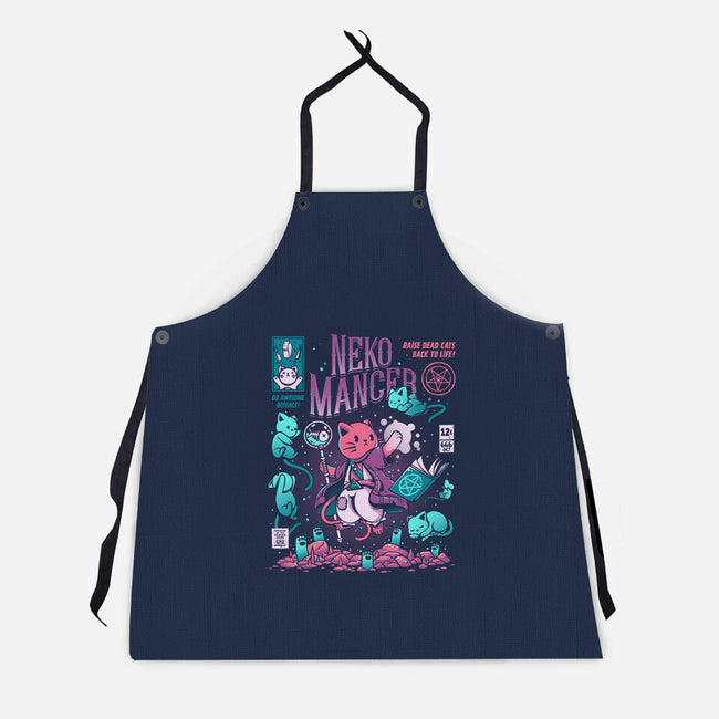 Nekomancer-unisex kitchen apron-ilustrata