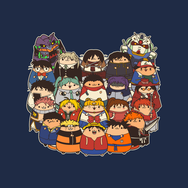 Nekonime-mens heavyweight tee-batang 9tees