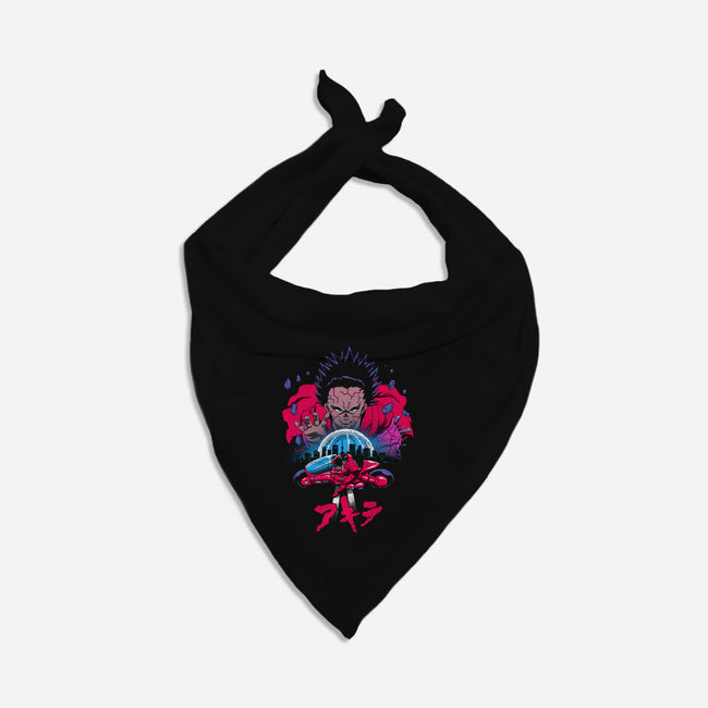 Neo Tokyo-cat bandana pet collar-vp021