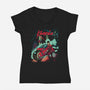 Neo Tokyo Rain-womens v-neck tee-DonovanAlex