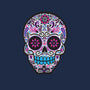 Neon Calavera-none fleece blanket-wotto