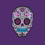 Neon Calavera-none fleece blanket-wotto