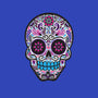 Neon Calavera-none fleece blanket-wotto
