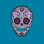 Neon Calavera-none fleece blanket-wotto