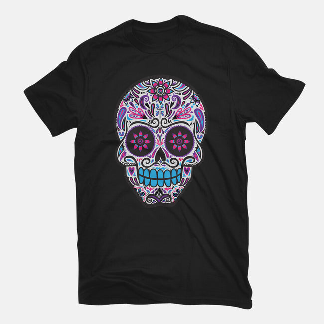 Neon Calavera-unisex basic tee-wotto