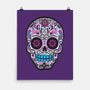 Neon Calavera-none matte poster-wotto