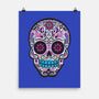 Neon Calavera-none matte poster-wotto