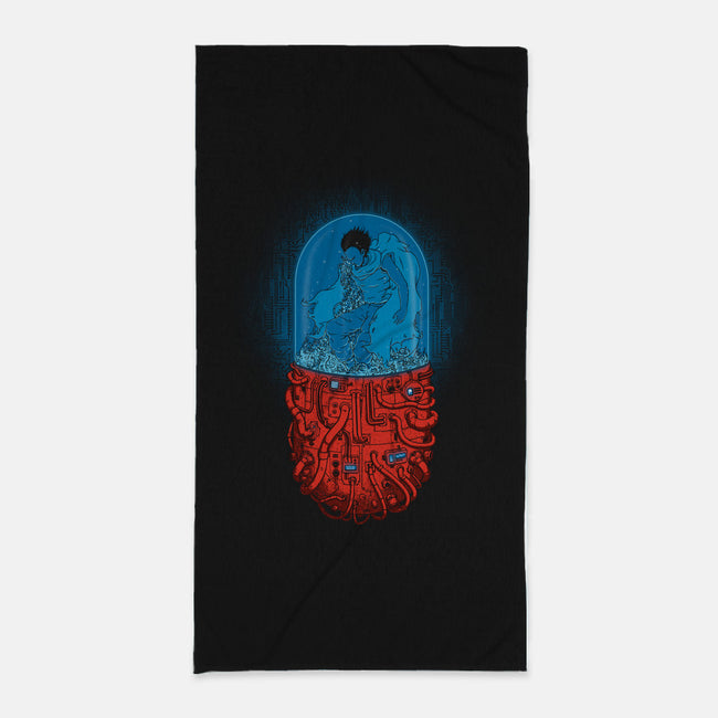 Neo-Tokyo Experiment-none beach towel-pigboom