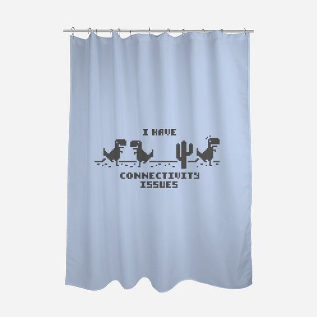 Network Connectivity Issues-none polyester shower curtain-Beware_1984