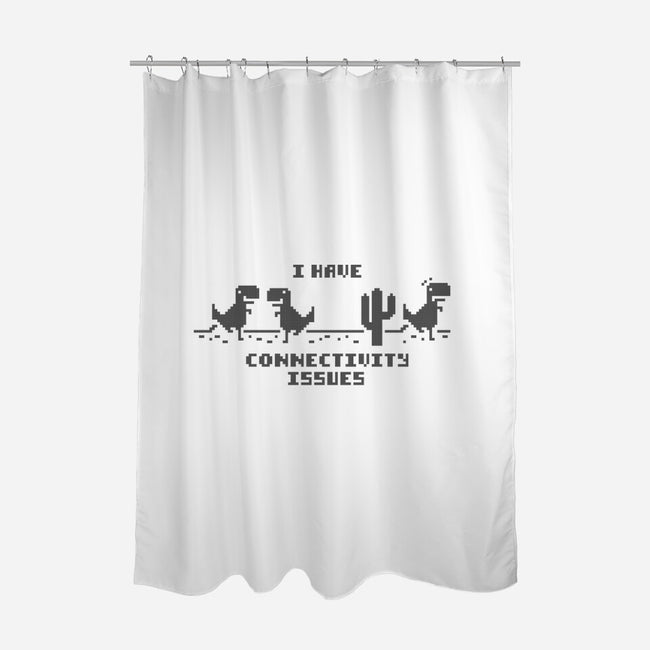 Network Connectivity Issues-none polyester shower curtain-Beware_1984