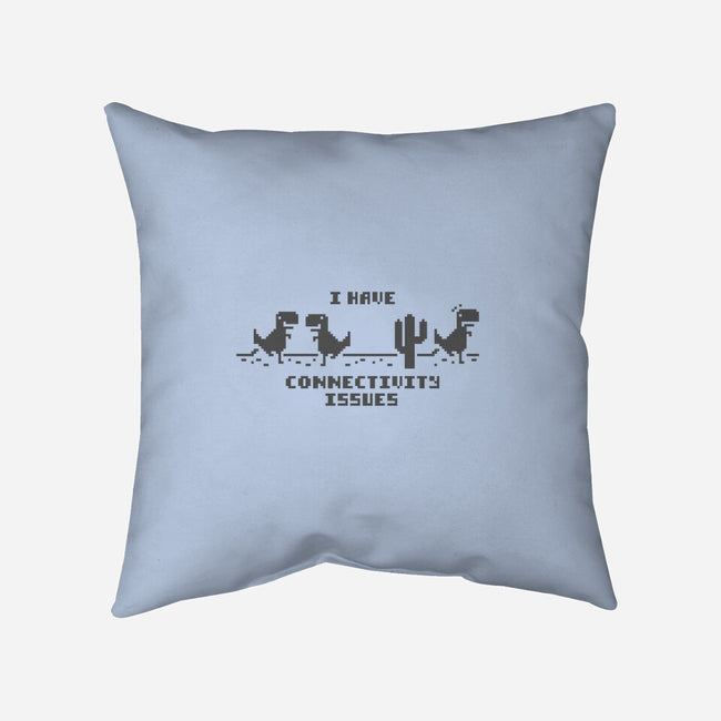Network Connectivity Issues-none removable cover w insert throw pillow-Beware_1984